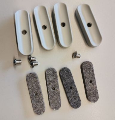 Slider Set Felt for About a Stool/ About A Stool Bar Stool Skid Frame Hay 
